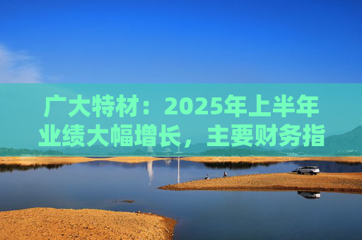 广大特材：2025年上半年业绩大幅增长，主要财务指标均创历史新高