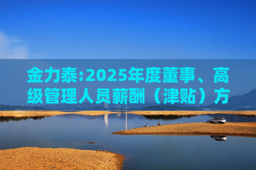 金力泰:2025年度董事、高级管理人员薪酬（津贴）方案  第1张