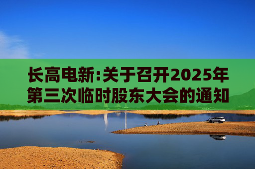 长高电新:关于召开2025年第三次临时股东大会的通知  第1张