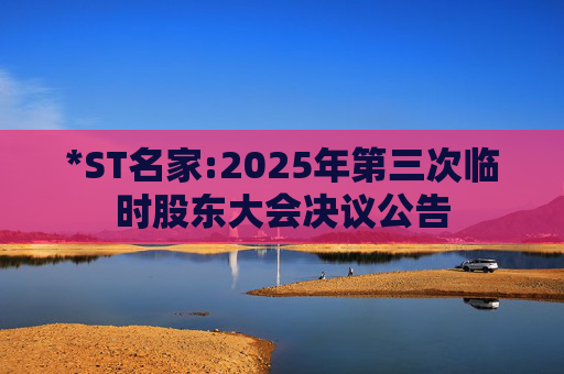 *ST名家:2025年第三次临时股东大会决议公告
