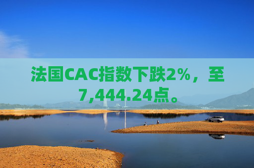 法国CAC指数下跌2%，至7,444.24点。