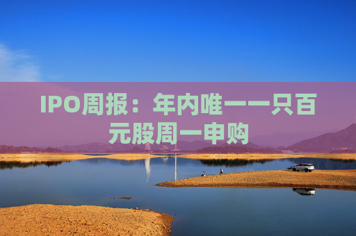 IPO周报：年内唯一一只百元股周一申购
