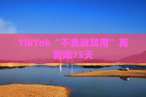 TikTok“不卖就禁用”再宽限75天