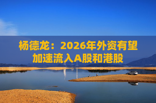 杨德龙:2026年外资有望加速流入A股和港股