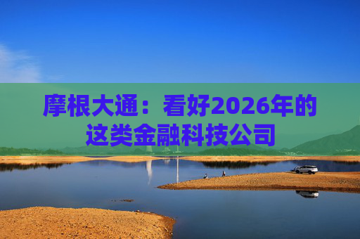 摩根大通：看好2026年的这类金融科技公司  第1张