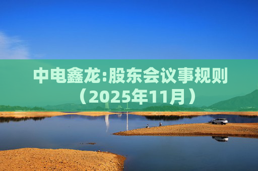中电鑫龙:股东会议事规则（2025年11月）  第1张