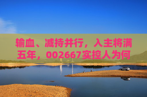 输血、减持并行,入主将满五年,002667实控人为何突然筹划离场?