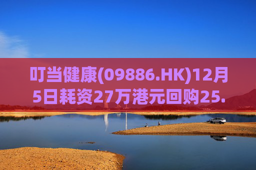 叮当健康(09886.HK)12月5日耗资27万港元回购25.5万股