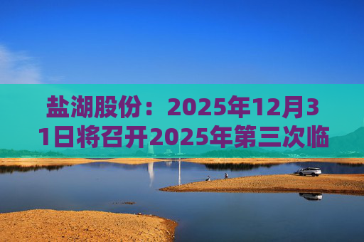 盐湖股份：2025年12月31日将召开2025年第三次临时股东会