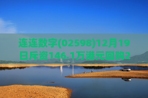 连连数字(02598)12月19日斥资146.1万港元回购22.6万股