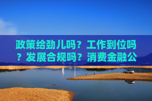政策给劲儿吗？工作到位吗？发展合规吗？消费金融公司这么说