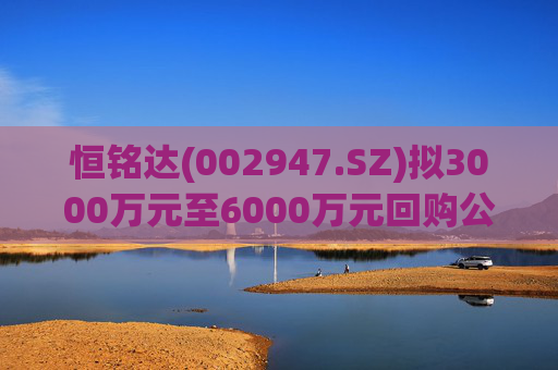 恒铭达(002947.SZ)拟3000万元至6000万元回购公司股份