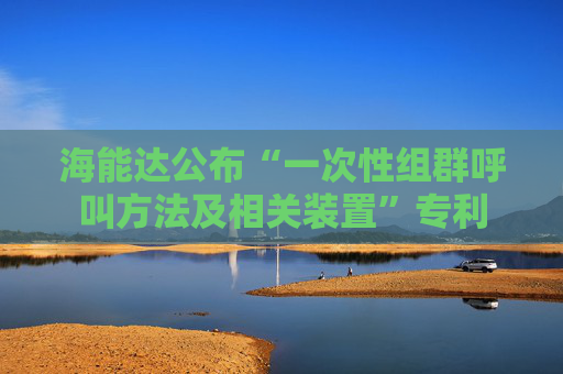 海能达公布“一次性组群呼叫方法及相关装置”专利