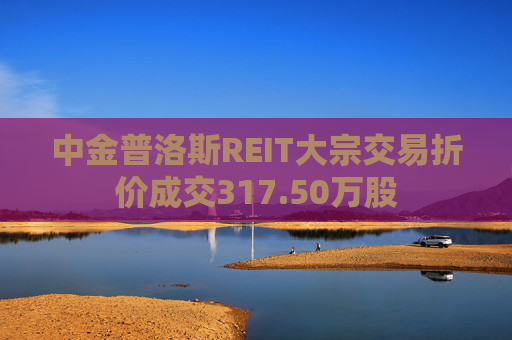 中金普洛斯REIT大宗交易折价成交317.50万股