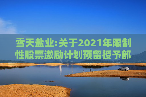 雪天盐业:关于2021年限制性股票激励计划预留授予部分限制性股票第三个解除限售期解除限售暨上市流通的提示性公告  第1张