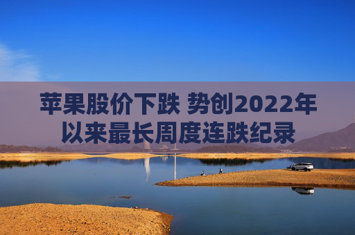 苹果股价下跌 势创2022年以来最长周度连跌纪录