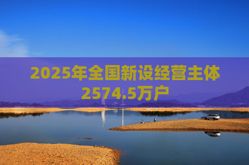 2025年全国新设经营主体2574.5万户