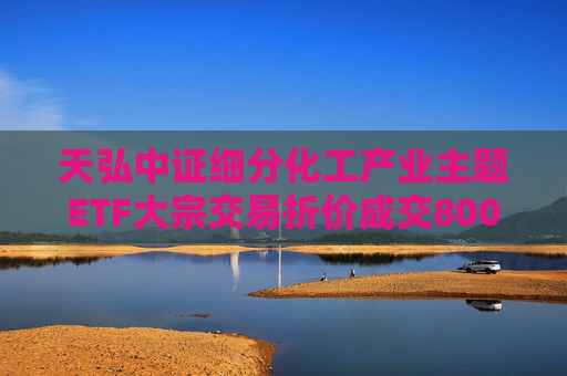 天弘中证细分化工产业主题ETF大宗交易折价成交800.00万股