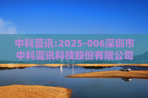 中科蓝讯:2025-006深圳市中科蓝讯科技股份有限公司投资者关系活动记录表  第1张