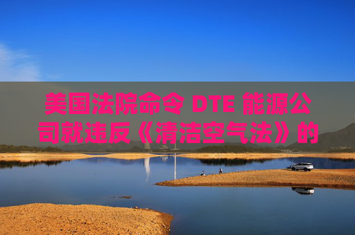 美国法院命令 DTE 能源公司就违反《清洁空气法》的行为支付1亿美元