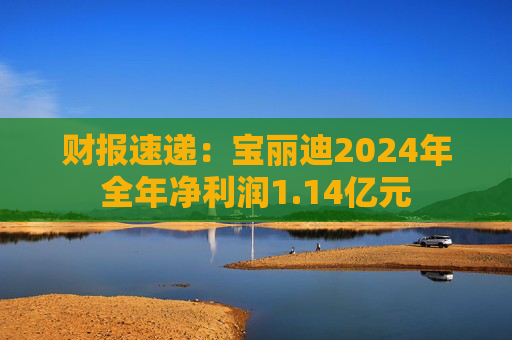 财报速递:宝丽迪2024年全年净利润1.14亿元 第1张 财报速递:宝丽迪2024年全年净利润1.14亿元 第1张