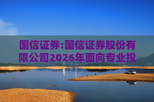 国信证券:国信证券股份有限公司2026年面向专业投资者公开发行永续次级债券（第二期）信用评级报告  第1张