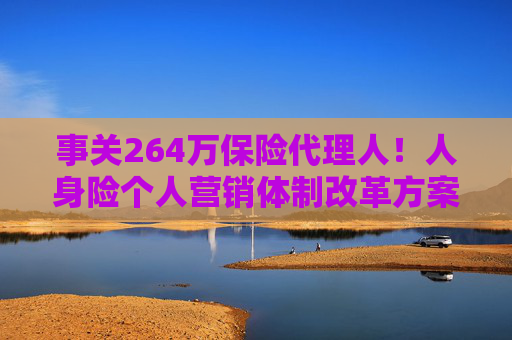 事关264万保险代理人！人身险个人营销体制改革方案落地 拟推动建立有中国特色的保险销售人员荣誉评价体系  第1张