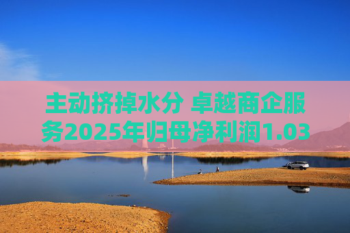 主动挤掉水分 卓越商企服务2025年归母净利润1.03亿元