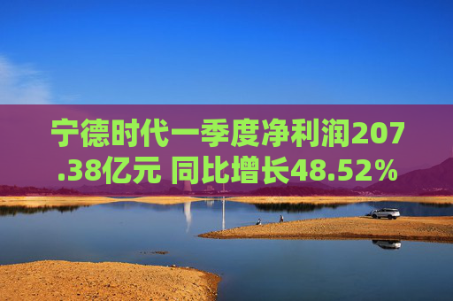 宁德时代一季度净利润207.38亿元 同比增长48.52%