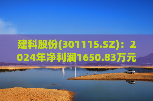 建科股份(301115.SZ):2024年净利润1650.83万元 同比减少83.59% 第1张 建科股份(301115.SZ):2024年净利润1650.83万元 同比减少83.59% 第1张