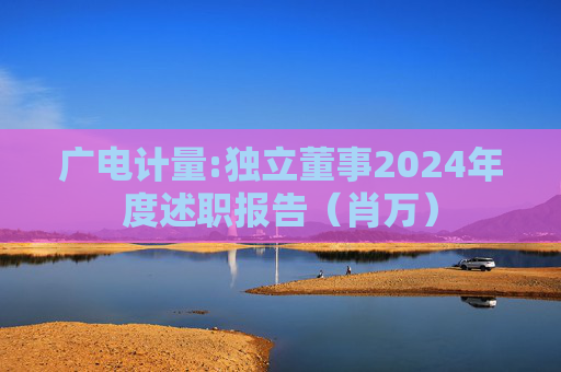 广电计量:独立董事2024年度述职报告（肖万）  第1张