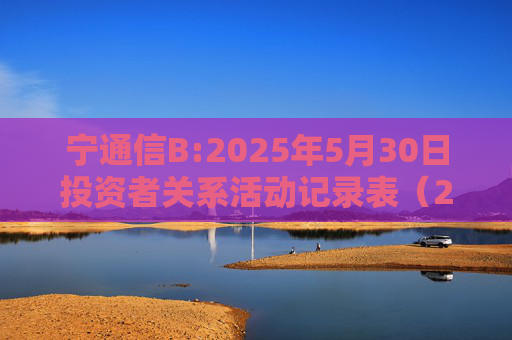 宁通信B:2025年5月30日投资者关系活动记录表（2024年度网上业绩说明会）
