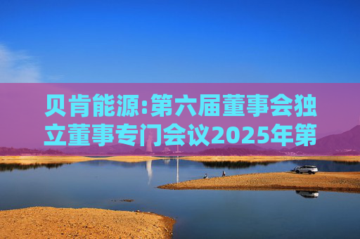 贝肯能源:第六届董事会独立董事专门会议2025年第一次会议决议  第1张