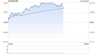 快讯：纽约期银日内大涨5%
