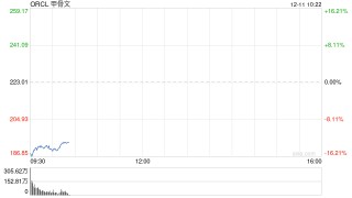 甲骨文市值蒸发1020亿美元 信用风险升至2009年以来最高水平
