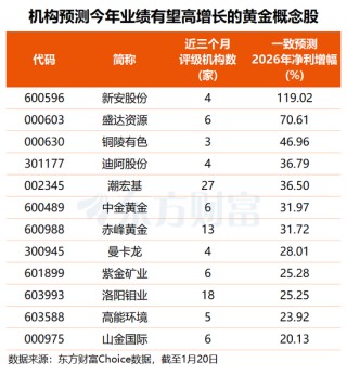 地缘冲突不断 金价再创历史新高！这些黄金概念股业绩有望高增长