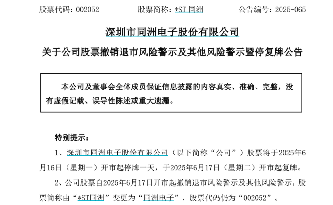 知名A股，“摘星脱帽”  第1张