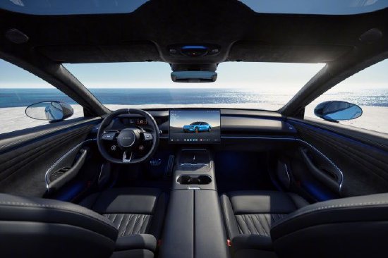 雷军曝光新一代小米SU7内饰图：这个氛围灯，是不是还可以？  第2张