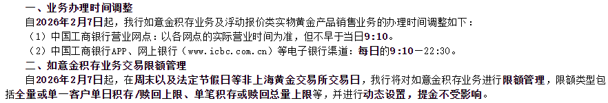 中国黄金今起调整回购规则:非交易日暂停办理 第3张 中国黄金今起调整回购规则:非交易日暂停办理 第3张