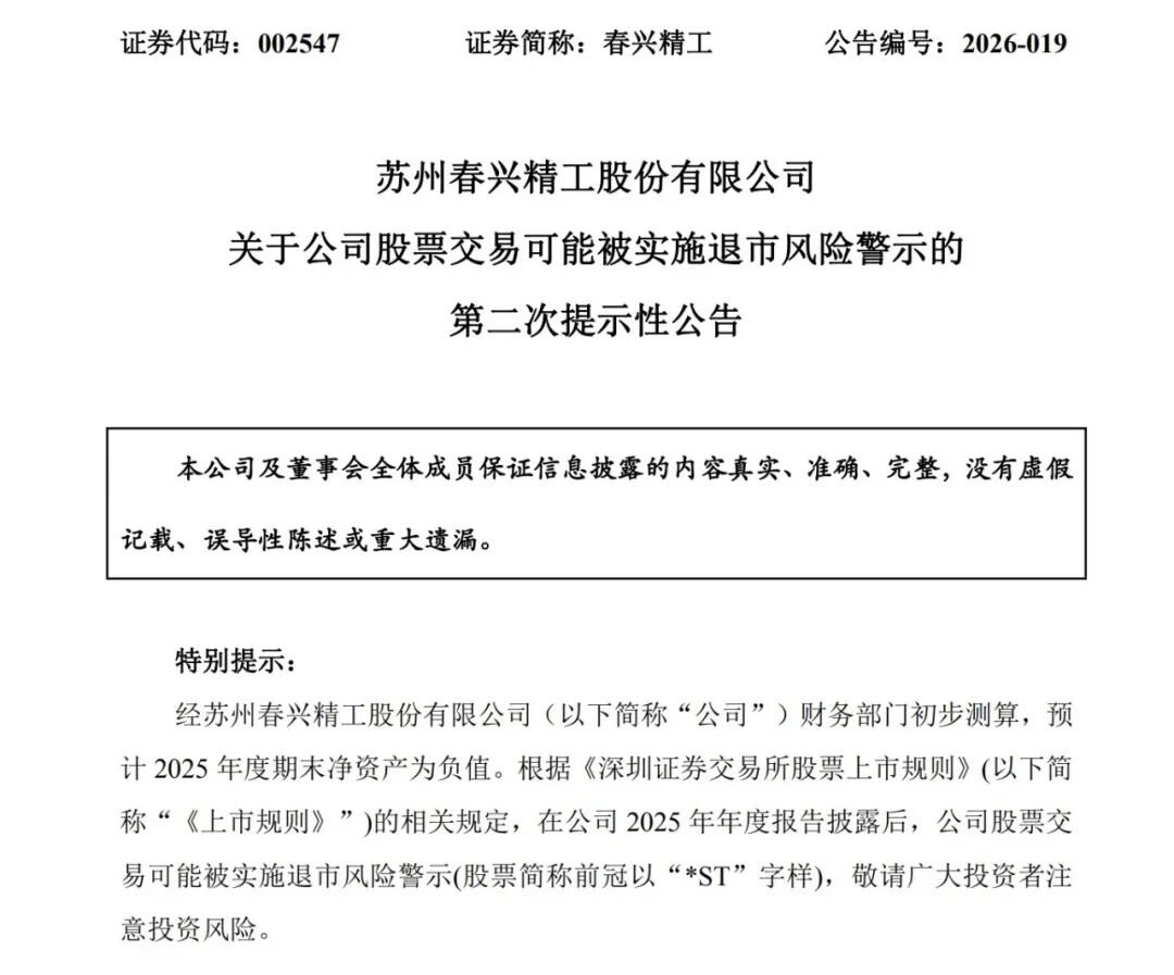 一股将退市，今年累跌超70%，4股发布退市风险警示  第2张