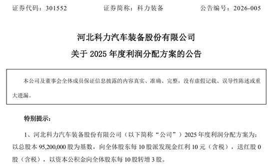 301552，拟10派10元转3股！多只A股，公布分红方案  第1张